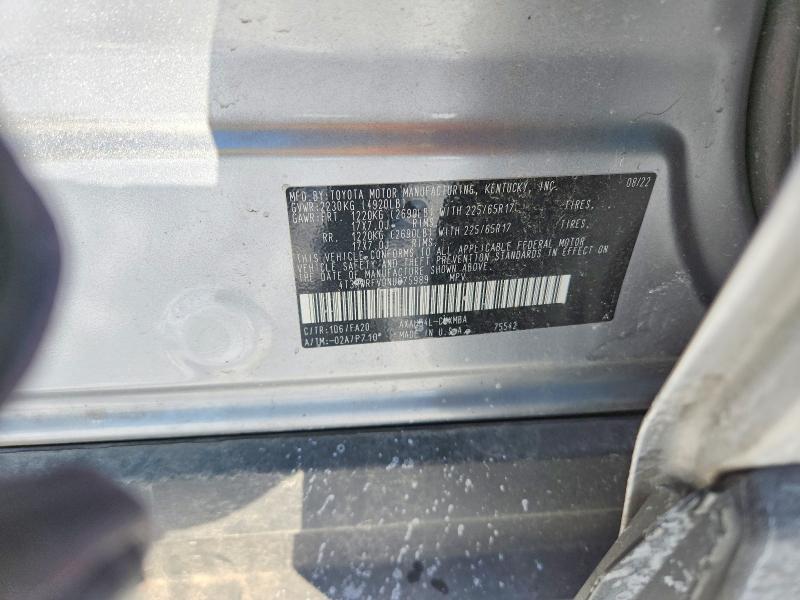 Продажа на аукционе авто 2022 Toyota Rav4, vin: 4T3RWRFV0NU075989, номер лота: 73699715
