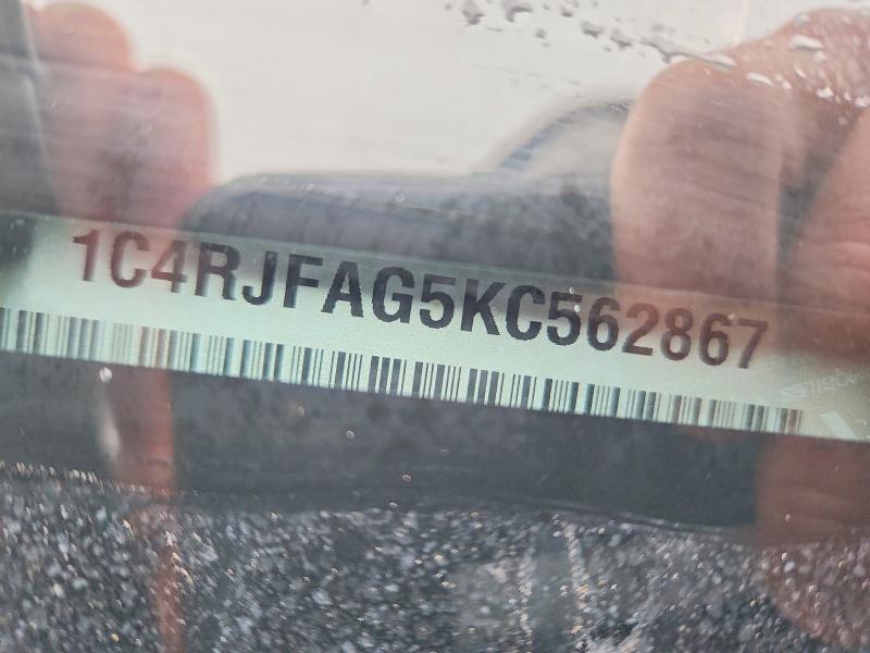 Продаж на аукціоні авто 2019 Jeep Grand Cherokee, vin: 1C4RJFAG5KC562867, номер лоту: 99022485