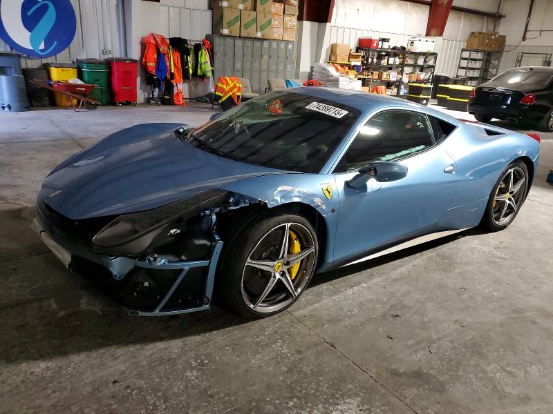 74289715 :رقم المزاد ، ZFF67NFA6C0182991 vin ، 2012 Ferrari 458 Italia مزاد بيع