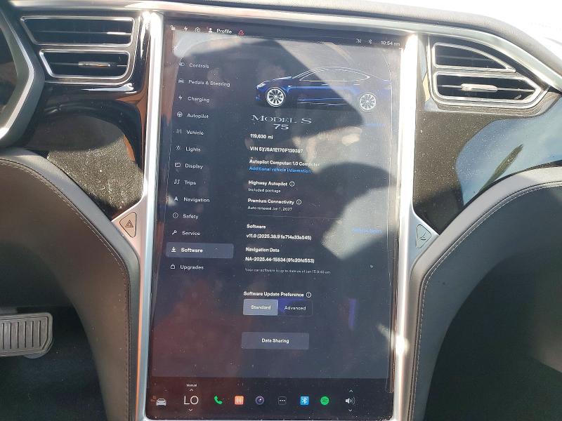 Продажа на аукционе авто 2016 Tesla Model S, vin: 5YJSA1E17GF139387, номер лота: 74798845