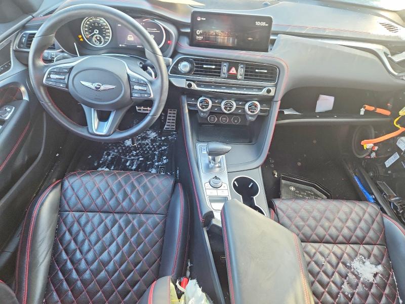 2022 Genesis G70 მანქანა იყიდება აუქციონზე, vin: KMTG54TEXNU084330, აუქციონის ნომერი: 97663455