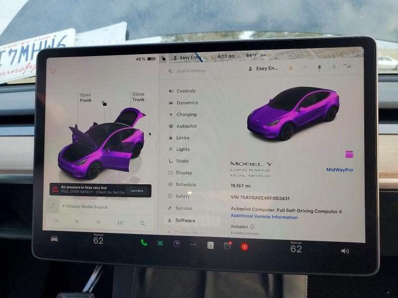 Aukcja sprzedaży 2024 Tesla Model Y, vin: 7SAYGAEE4RF003431, numer aukcji: 72127995