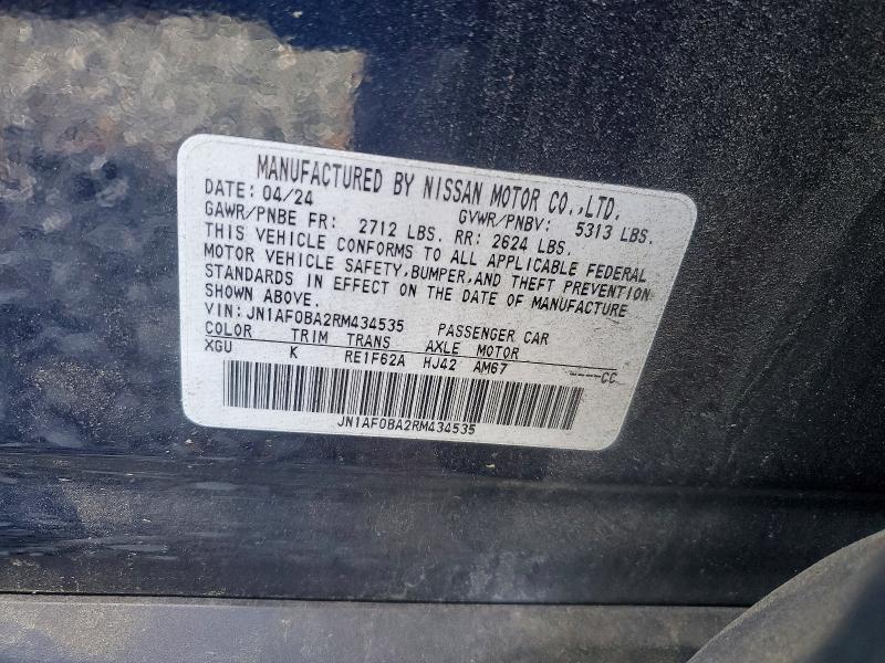 Продажа на аукционе авто 2024 Nissan Ariya, vin: JN1AF0BA2RM434535, номер лота: 73967345