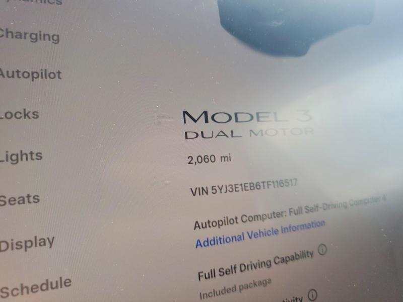 Aukcja sprzedaży 2026 Tesla Model 3, vin: 5YJ3E1EB6TF116517, numer aukcji: 98024595