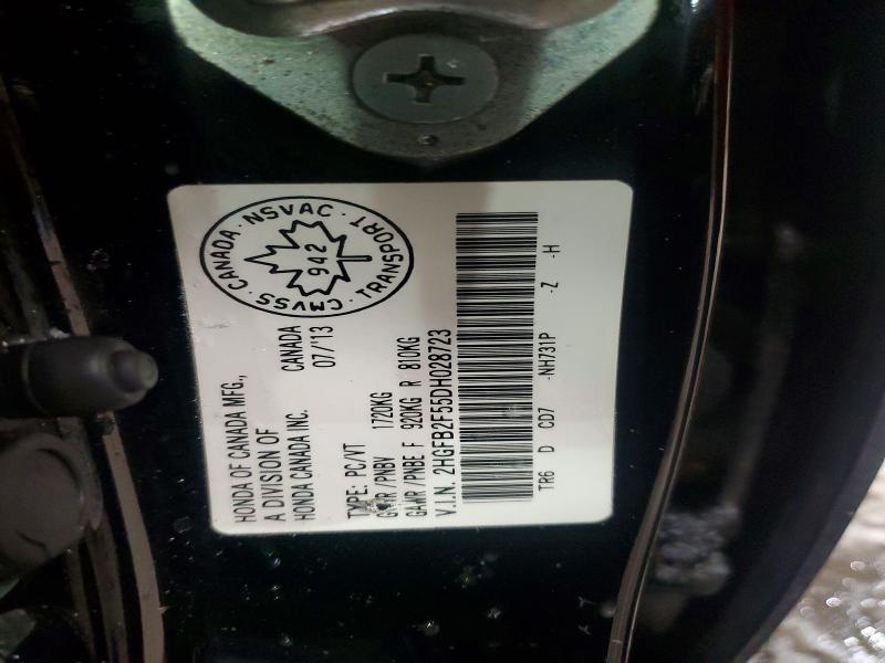 Aukcja sprzedaży 2013 Honda Civic, vin: 2HGFB2F55DH028723, numer aukcji: 98379405