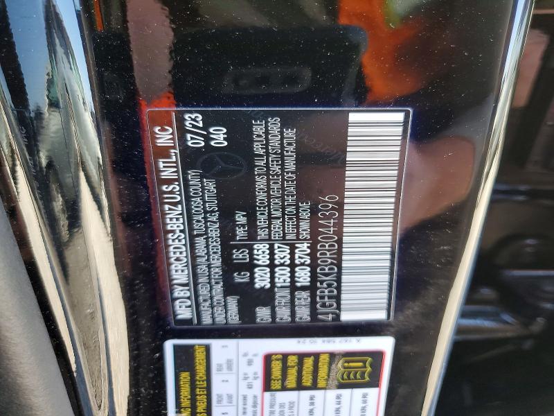 99237805 :رقم المزاد ، 4JGFB5KB9RB044396 vin ، 2024 Mercedes-benz Gle مزاد بيع