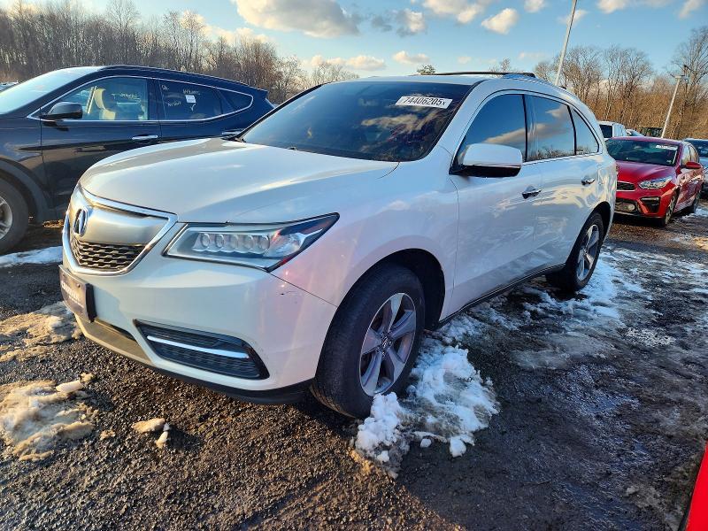 74406205 :رقم المزاد ، 5FRYD4H25EB009904 vin ، 2014 Acura Mdx مزاد بيع