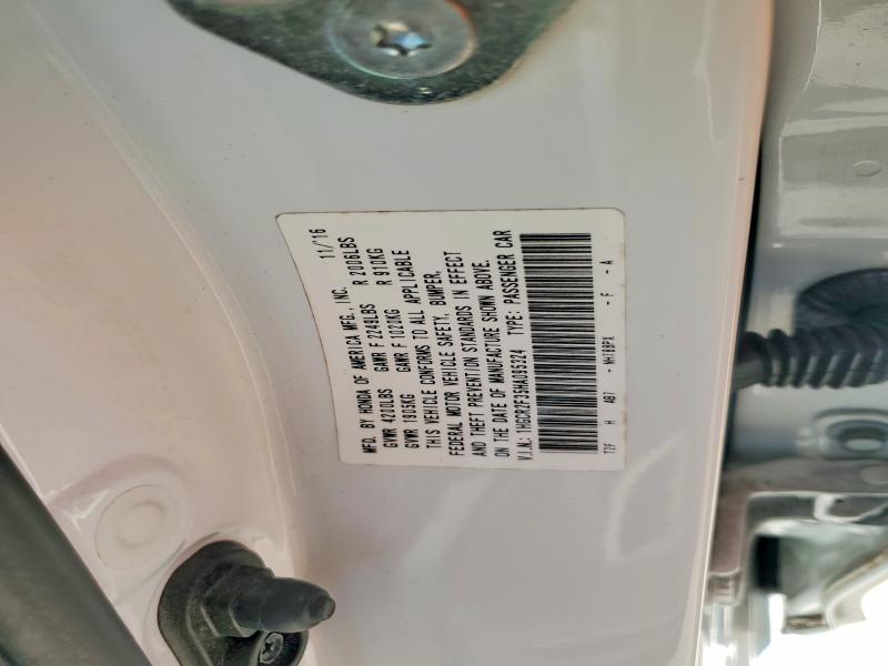 Aukcja sprzedaży 2017 Honda Accord, vin: 1HGCR2F35HA095324, numer aukcji: 74923375
