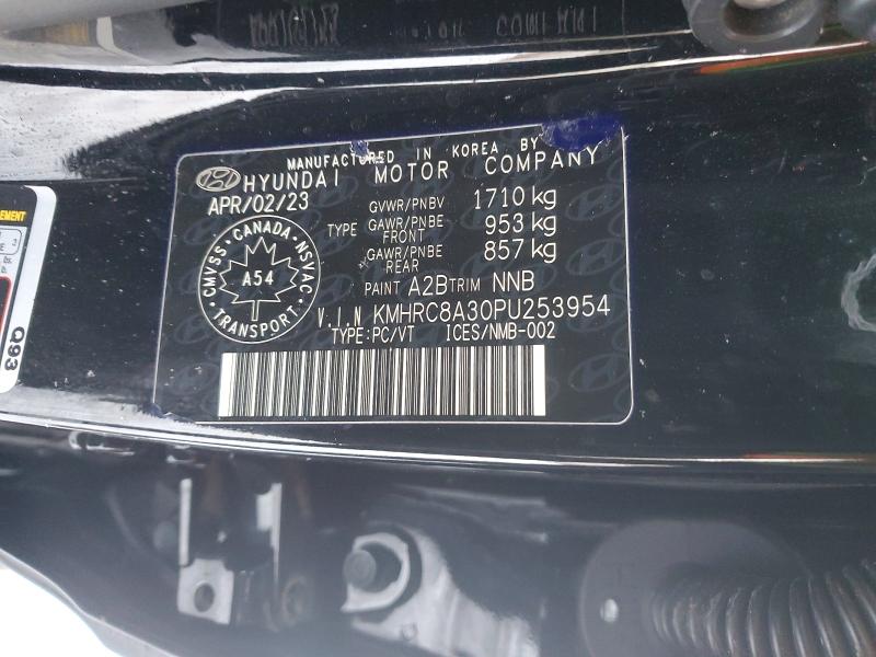 Продажа на аукционе авто 2023 Hyundai Venue, vin: KMHRC8A30PU253954, номер лота: 73385655