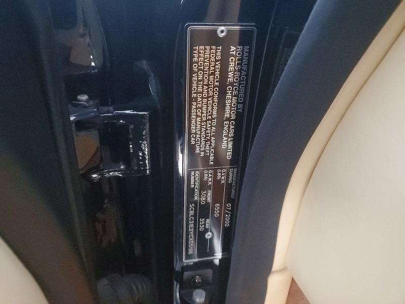Продаж на аукціоні авто 2000 Bentley Arnage, vin: SCBLC31E2YCX05198, номер лоту: 99457885