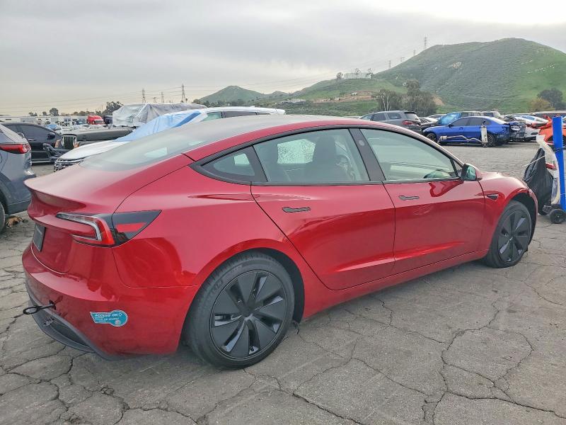 74157215 :رقم المزاد ، 5YJ3E1EA2SF013407 vin ، 2025 Tesla Model 3 مزاد بيع