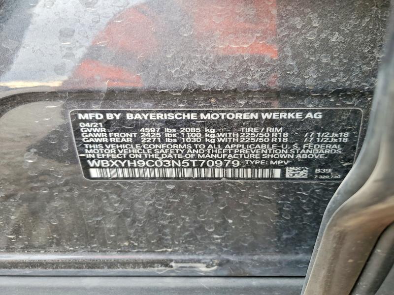 Продажа на аукционе авто 2022 Bmw X2 Sdrive2, vin: WBXYH9C03N5T70979, номер лота: 99891215