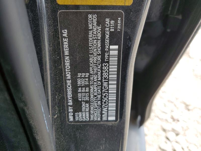 Aukcja sprzedaży 2016 Mini Cooper S C, vin: WMWZC5C57GWT38583, numer aukcji: 98842555