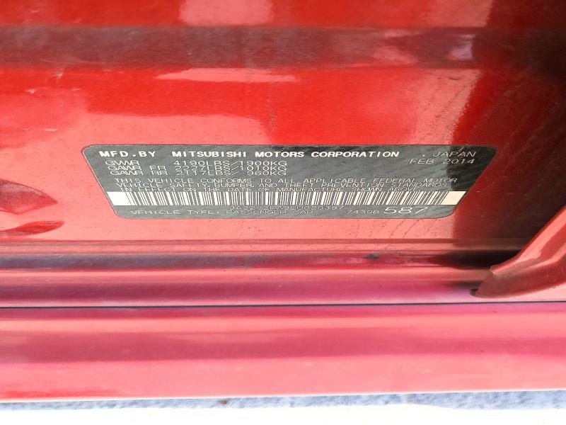 Продаж на аукціоні авто 2014 Mitsubishi Lancer, vin: JA32V2FW8EU020397, номер лоту: 74648545
