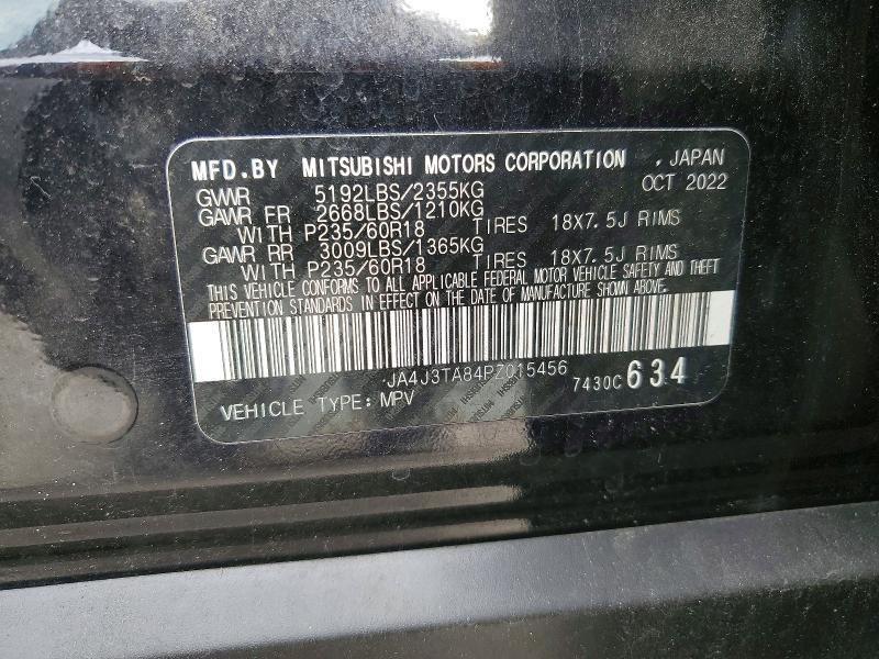 Продаж на аукціоні авто 2023 Mitsubishi Outlander, vin: JA4J3TA84PZ015456, номер лоту: 75361545