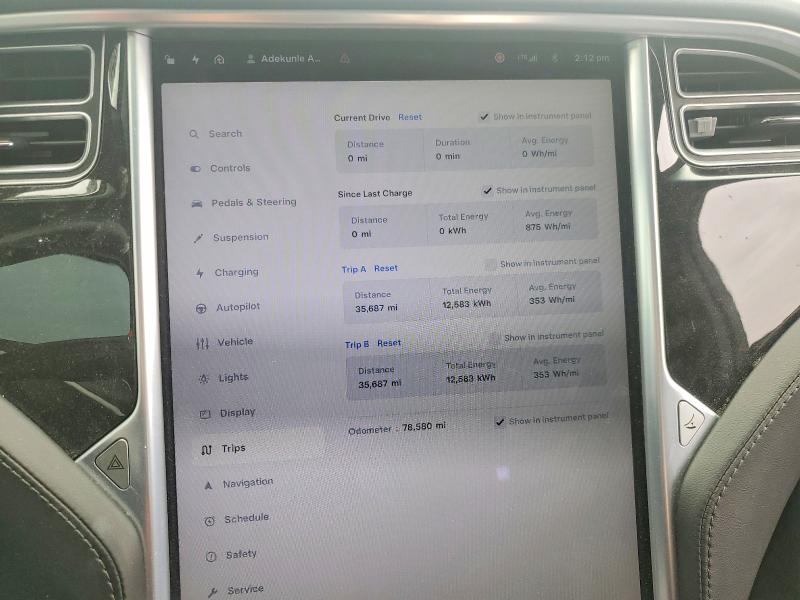 Продаж на аукціоні авто 2017 Tesla Model X, vin: 5YJXCAE27HF076740, номер лоту: 73695125