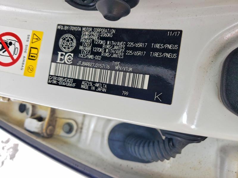 Aukcja sprzedaży 2018 Lexus Nx, vin: JTJBARBZ7J2157176, numer aukcji: 99784845