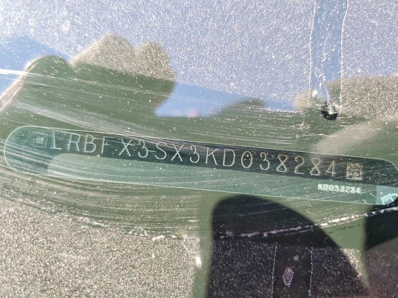 75067305 :رقم المزاد ، LRBFX3SX3KD038284 vin ، 2019 Buick Envision مزاد بيع