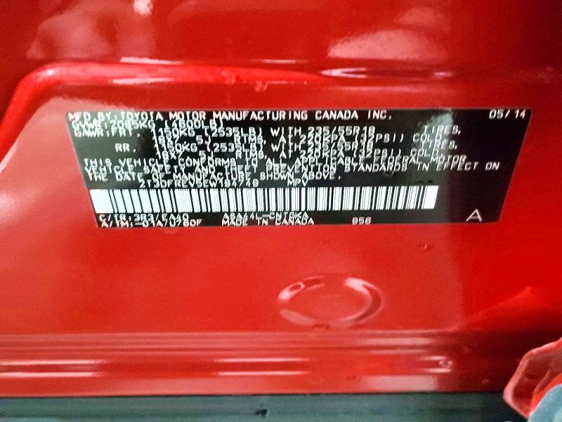 Продажа на аукционе авто 2014 Toyota Rav4, vin: 2T3DFREV5EW184749, номер лота: 74809885