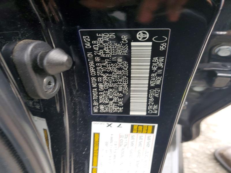 Aukcja sprzedaży 2023 Toyota Corolla, vin: JTDB4MEE0PJ004269, numer aukcji: 74011335