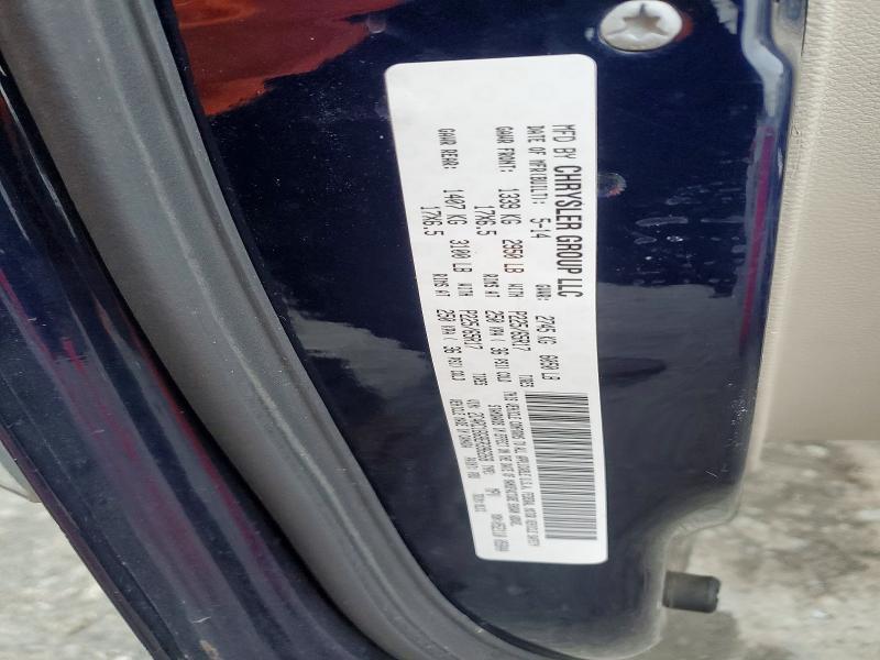 Продажа на аукционе авто 2014 Chrysler Town & Country, vin: 2C4RC1BG8ER396268, номер лота: 99002415