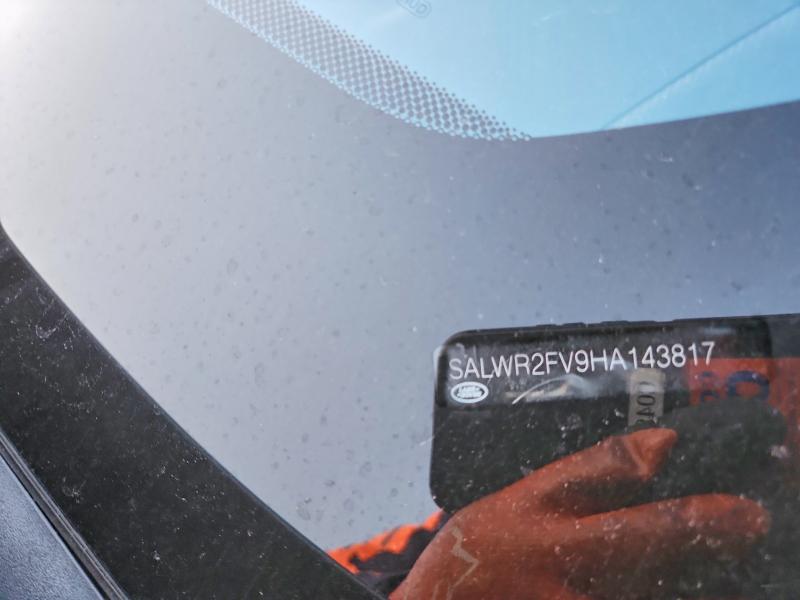 75368275 :رقم المزاد ، SALWR2FV9HA143817 vin ، 2017 Land Rover Range Rove مزاد بيع