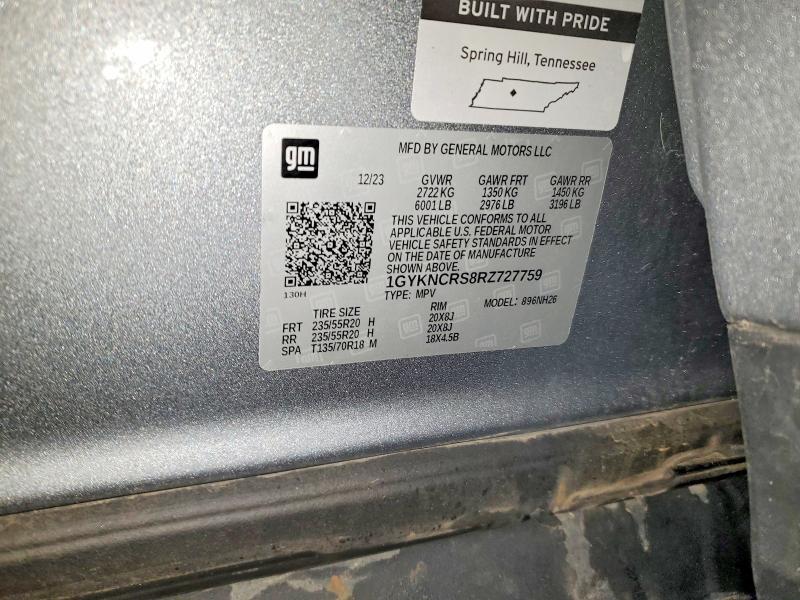 Продажа на аукционе авто 2024 Cadillac Xt5, vin: 1GYKNCRS8RZ727759, номер лота: 99673055