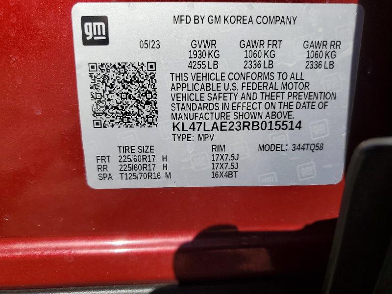 Продаж на аукціоні авто 2024 Buick Envista, vin: KL47LAE23RB015514, номер лоту: 73324345