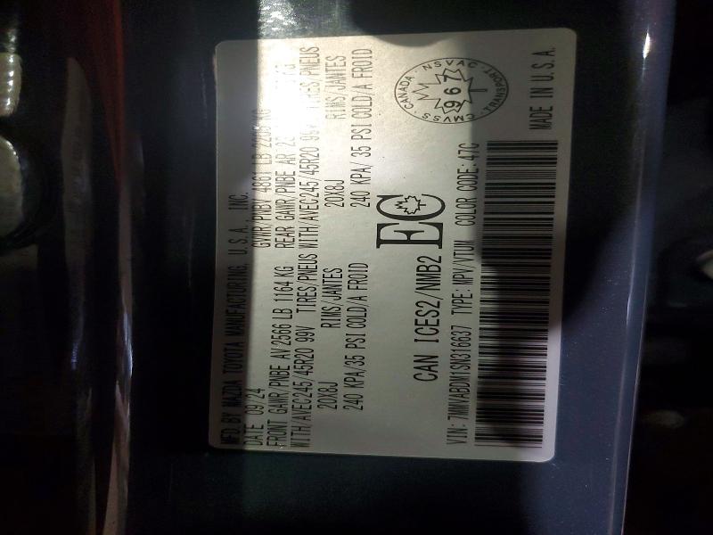 Aukcja sprzedaży 2025 Mazda Cx-50, vin: 7MMVABDM1SN316637, numer aukcji: 74024195