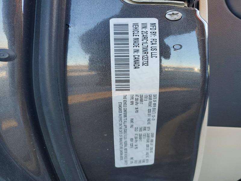 Продаж на аукціоні авто 2022 Chrysler Pacifica H, vin: 2C4RC1L7XNR122732, номер лоту: 73410875