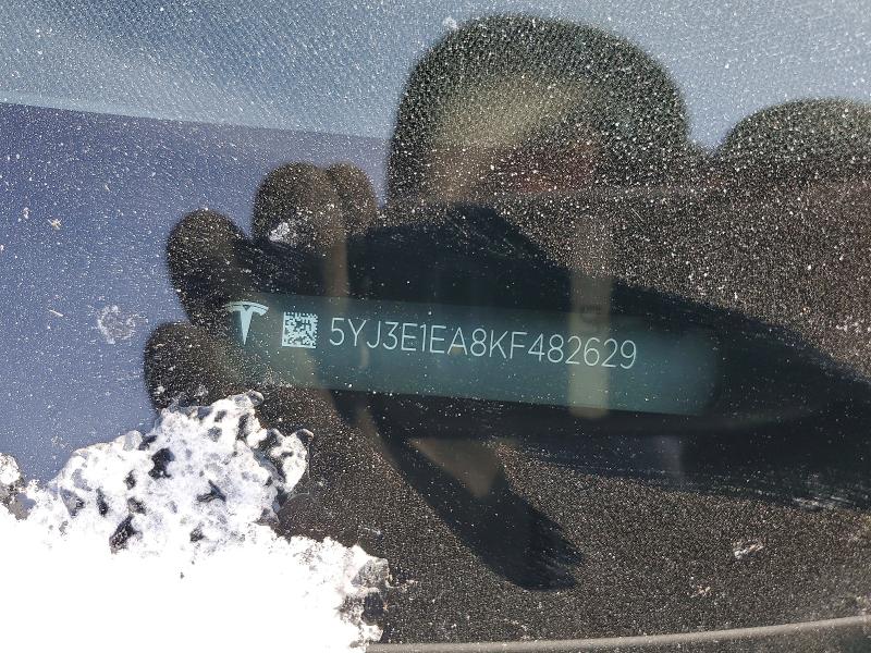 Продажа на аукционе авто 2019 Tesla Model 3, vin: 5YJ3E1EA8KF482629, номер лота: 73479155