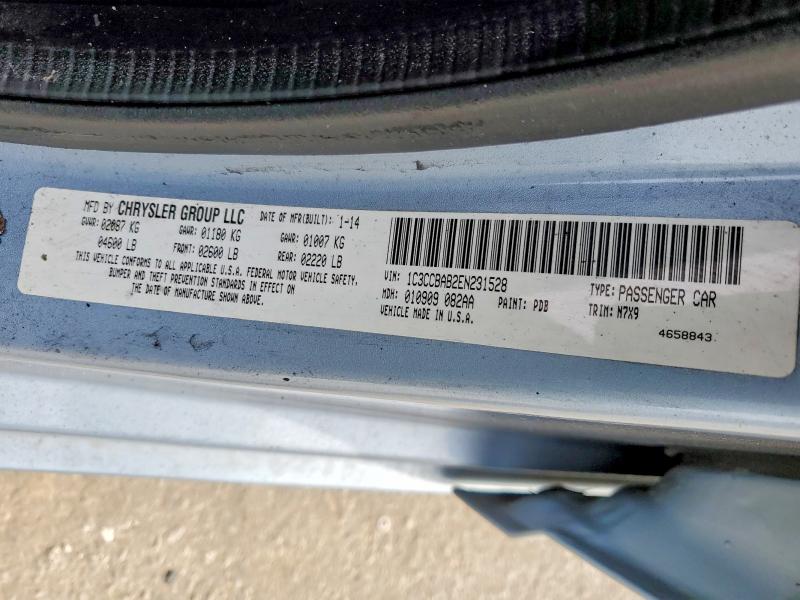 2014 Chrysler 200 მანქანა იყიდება აუქციონზე, vin: 1C3CCBAB2EN231528, აუქციონის ნომერი: 74966835