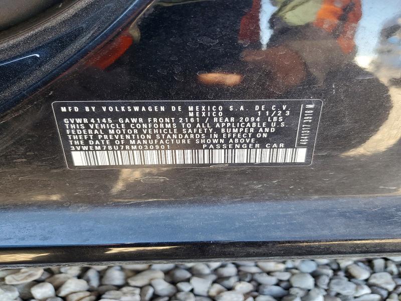 73208805 :رقم المزاد ، 3VWEM7BU7RM030901 vin ، 2024 Volkswagen Jetta مزاد بيع