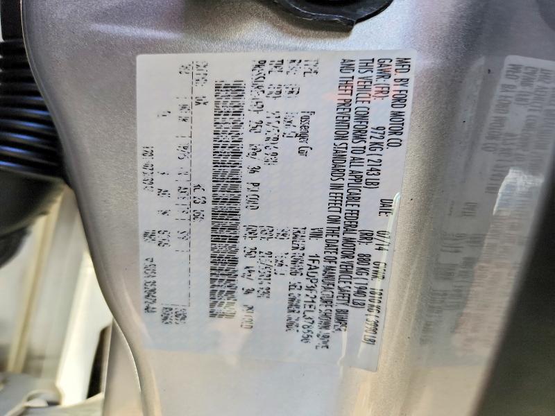 Aukcja sprzedaży 2014 Ford Focus, vin: 1FADP3F21EL378556, numer aukcji: 74604915