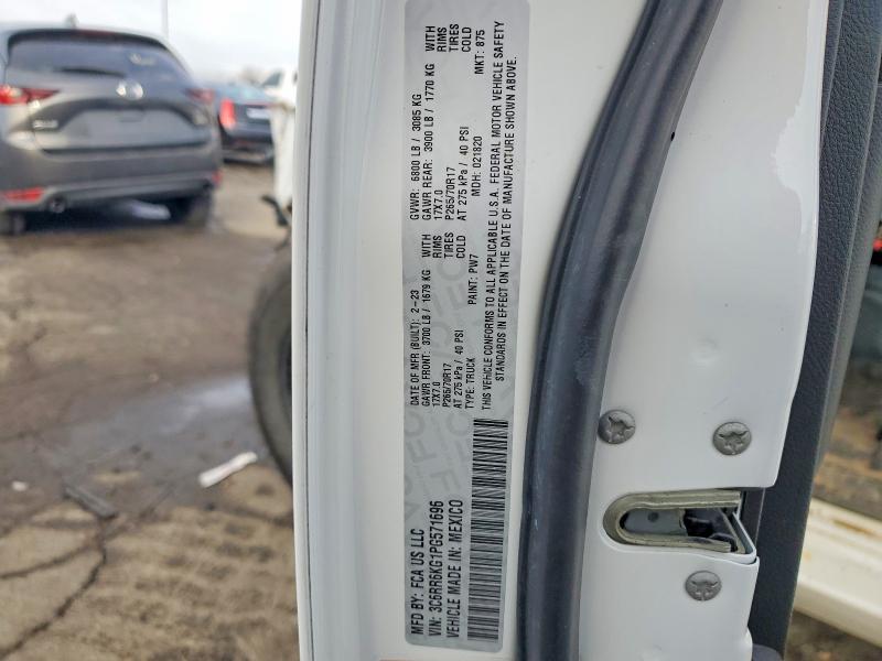 Продажа на аукционе авто 2023 Ram 1500 Classic, vin: 3C6RR6KG1PG571696, номер лота: 97918215