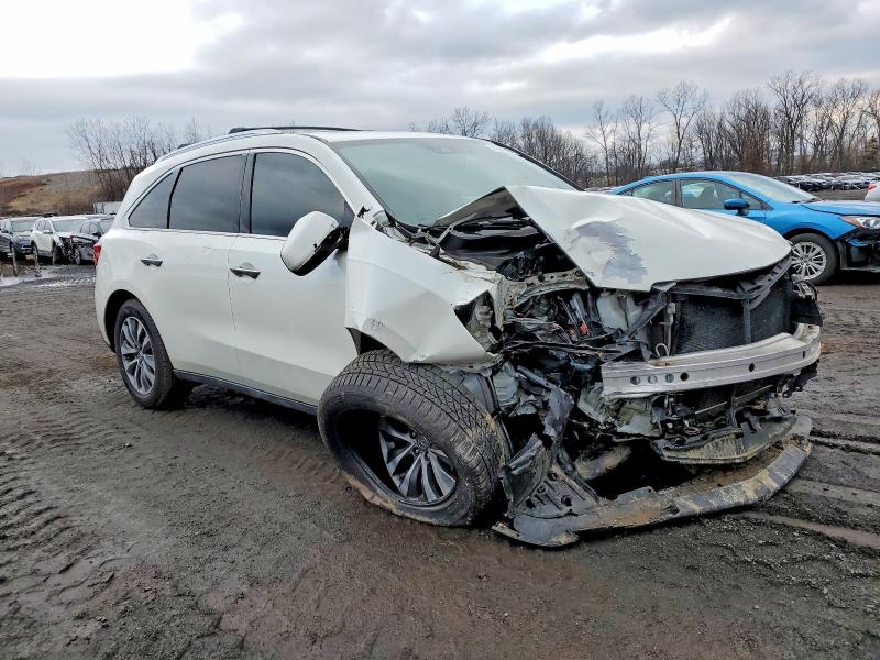 2016 Acura Mdx მანქანა იყიდება აუქციონზე, vin: 5FRYD4H4XGB014357, აუქციონის ნომერი: 72948515