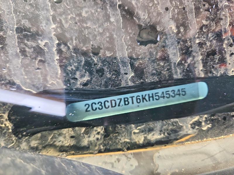 Продаж на аукціоні авто 2019 Dodge Challenger, vin: 2C3CDZBT6KH545345, номер лоту: 73157735