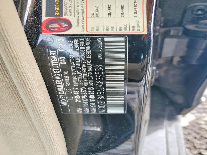 Aukcja sprzedaży 2013 Mercedes-benz C 300 4mat, vin: WDDGF8AB6DA839538, numer aukcji: 74655815