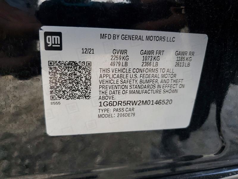 Продаж на аукціоні авто 2021 Cadillac Ct5-v, vin: 1G6DR5RW2M0146520, номер лоту: 72253495