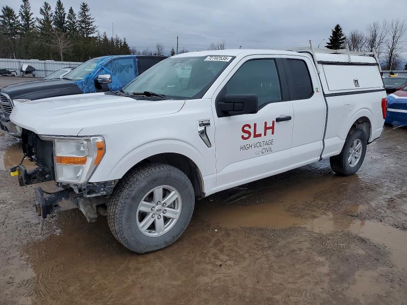 72702535 :رقم المزاد ، 1FTEX1CB1MKD38750 vin ، 2021 Ford F150 Super مزاد بيع