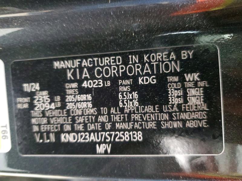 Продажа на аукционе авто 2025 Kia Soul, vin: KNDJ23AU7S7258138, номер лота: 46769066
