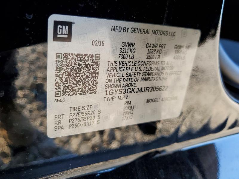 Продажа на аукционе авто 2018 Cadillac Escalade E, vin: 1GYS3GKJ4JR305622, номер лота: 74908805