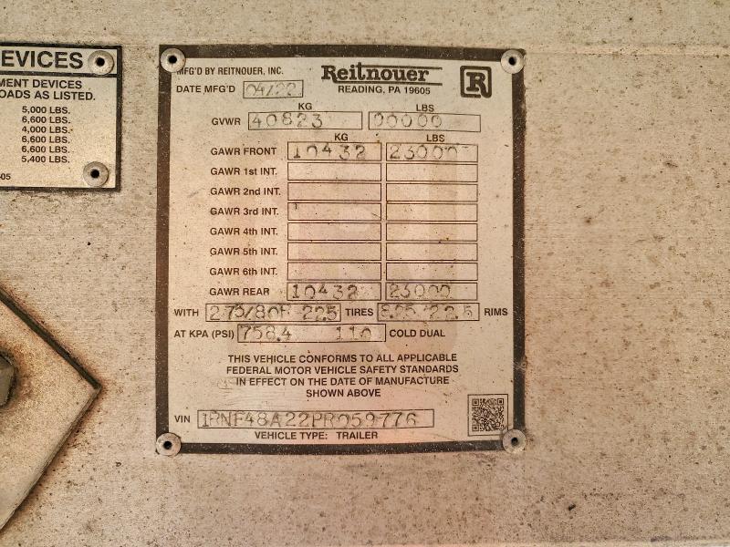 Продажа на аукционе авто 2023 Reitnouer Unknown, vin: 1RNF48A22PR059776, номер лота: 99704505