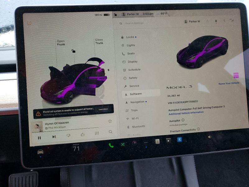 Продажа на аукционе авто 2023 Tesla Model 3, vin: 5YJ3E1EA9PF709933, номер лота: 98958865