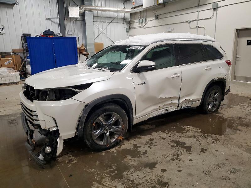 2017 Toyota Highlander მანქანა იყიდება აუქციონზე, vin: 5TDDGRFH8HS021069, აუქციონის ნომერი: 95099365