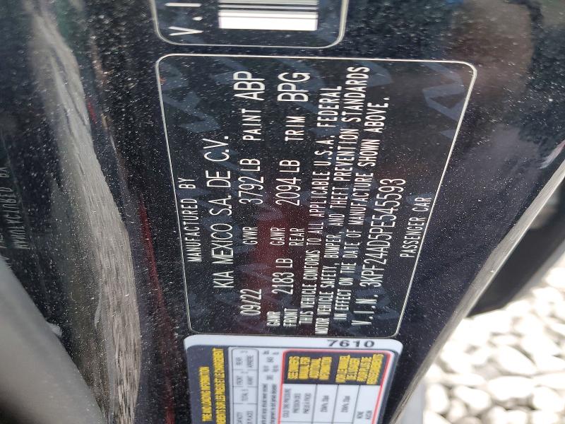 Продаж на аукціоні авто 2023 Kia Forte, vin: 3KPF24AD5PE545593, номер лоту: 98181465