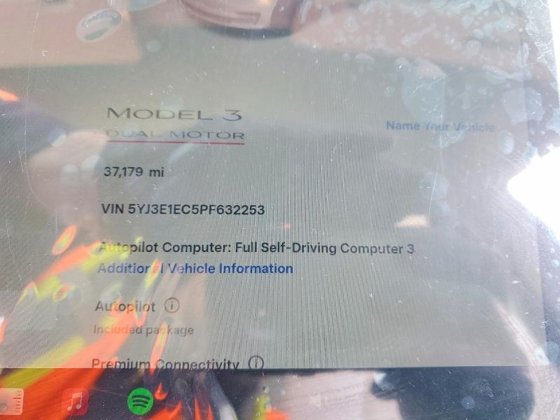 Aukcja sprzedaży 2023 Tesla Model 3, vin: 5YJ3E1EC5PF632253, numer aukcji: 74841085