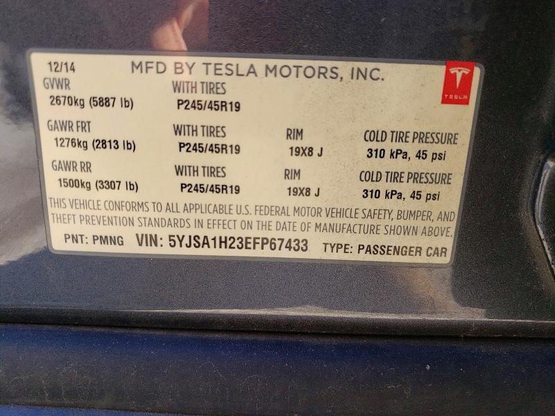 Продажа на аукционе авто 2014 Tesla Model S, vin: 5YJSA1H23EFP67433, номер лота: 73253655