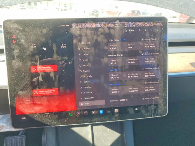 74787745 :رقم المزاد ، 7SAYGDEEXNF323509 vin ، 2022 Tesla Model Y مزاد بيع