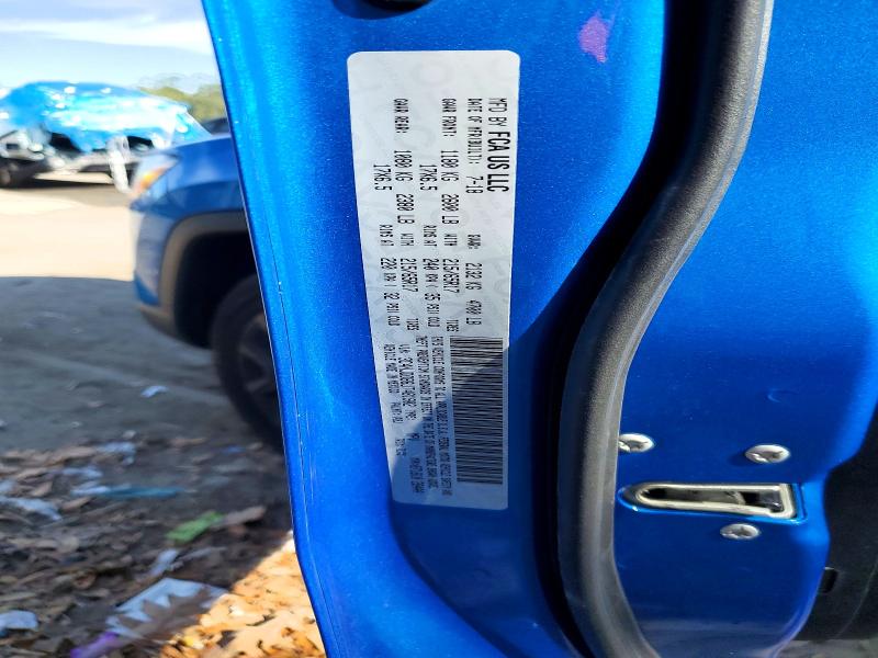 2018 Jeep Compass მანქანა იყიდება აუქციონზე, vin: 3C4NJDDB6JT481902, აუქციონის ნომერი: 74322965